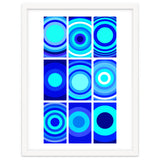 Circles & Rectangles Alt Blue 3 X 3: 2 thumbnail