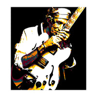 Keith Richards American Rock Guitarist in Pop Art (Print Only)