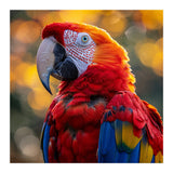 Scarlet Macaw Parrot Close Up Portrait (Print Only) thumbnail