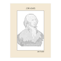 John Adams – John Trumbull (ascii Art) (Print Only)