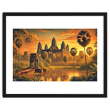 Vintage Cambodia, Angkor Wat Sunrise Poster thumbnail