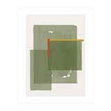 GREEN WATERCOLOR SHAPES NO.2 (Print Only) thumbnail