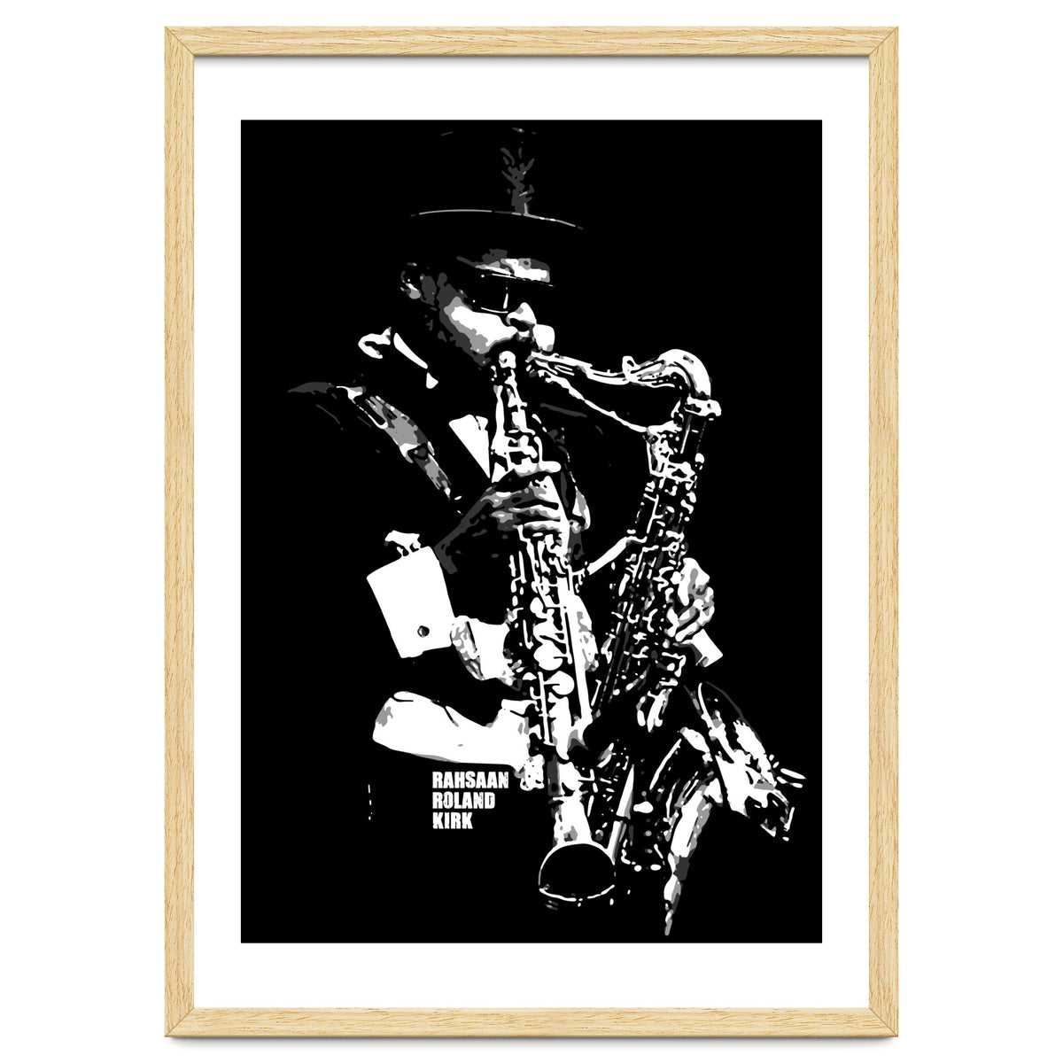Rahsaan Roland Kirk American Jazz Multi-Instrumentalist