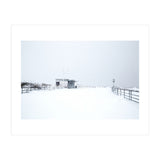 Hut in the winter seascape  (Print Only) thumbnail