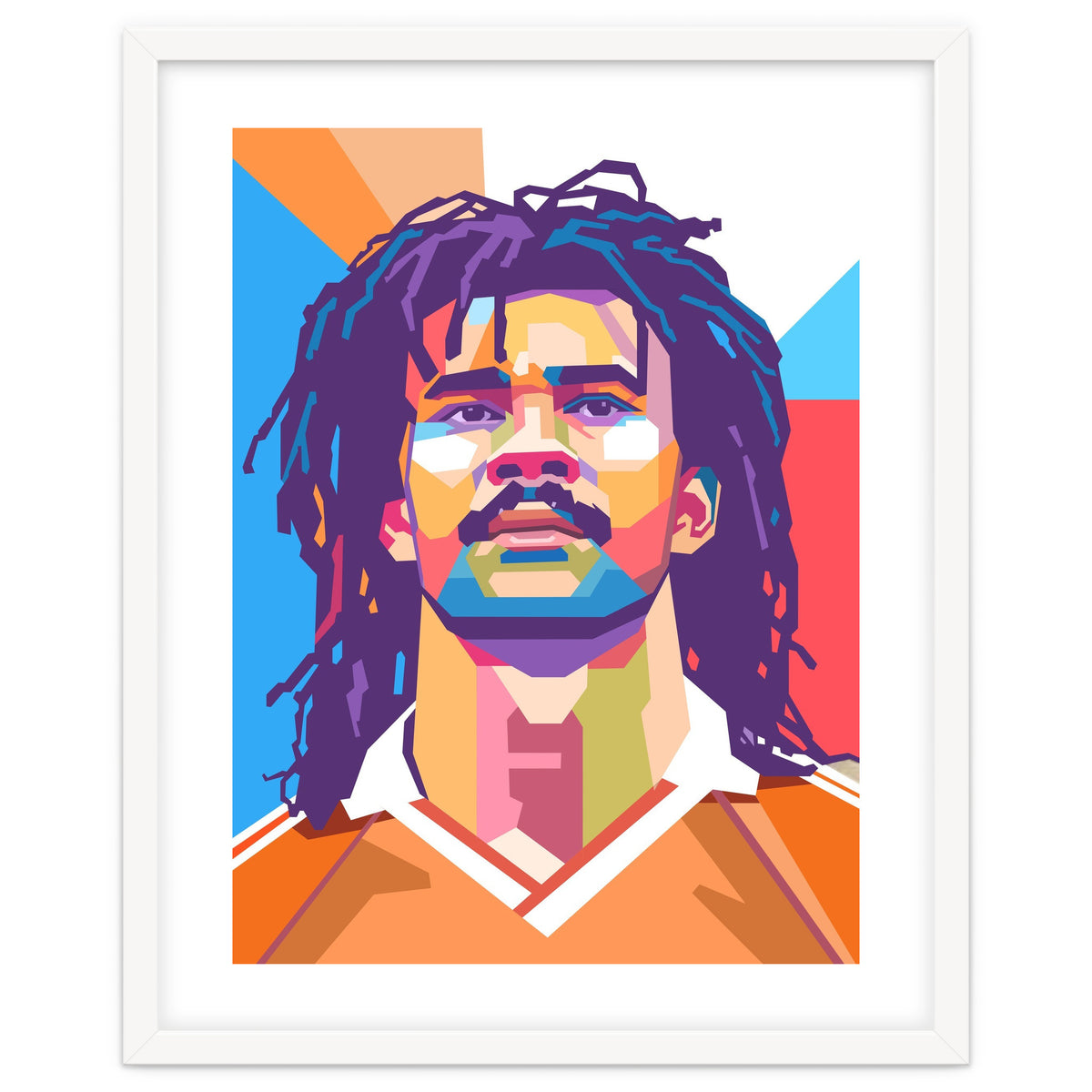 Ruud Gullit pop art portrait