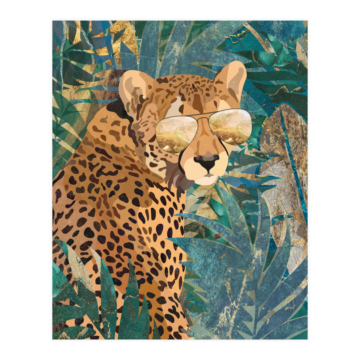 Cheetah in the jungle (Print Only)