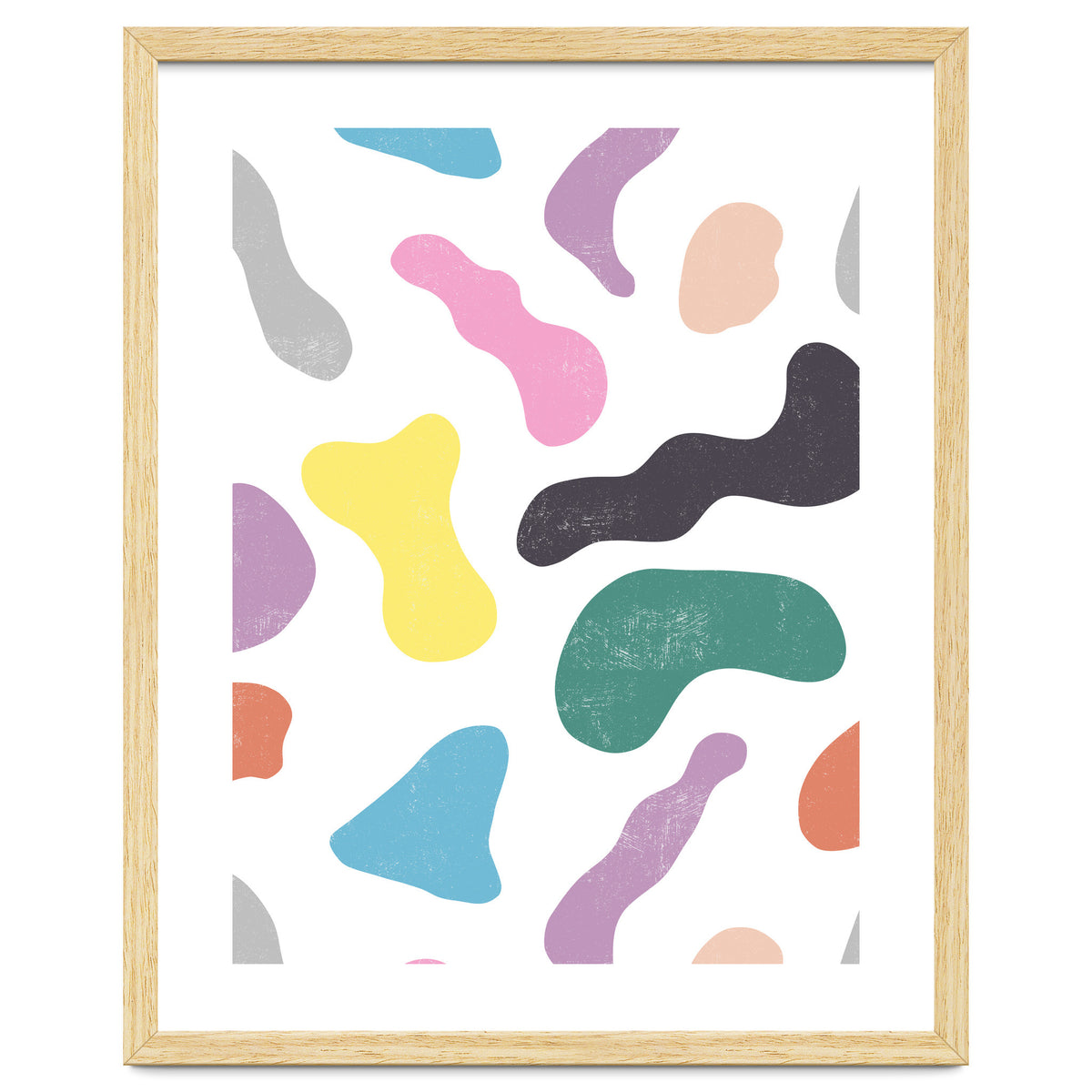 Abstract Organic Memphis Shapes