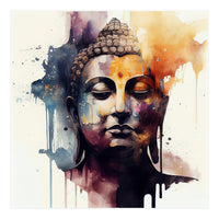 Watercolor Buddha #2 (Print Only)