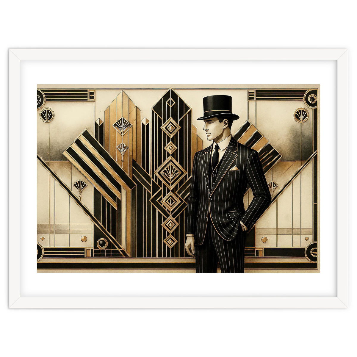 Gatsby Art Deco Noir