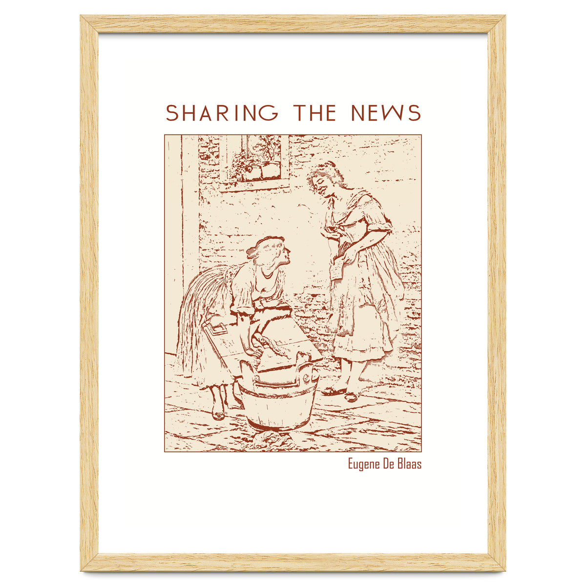 Sharing The News – Eugene De Blaas