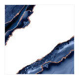 Navy & Rose Gold Agate Texture 27 (Print Only) thumbnail