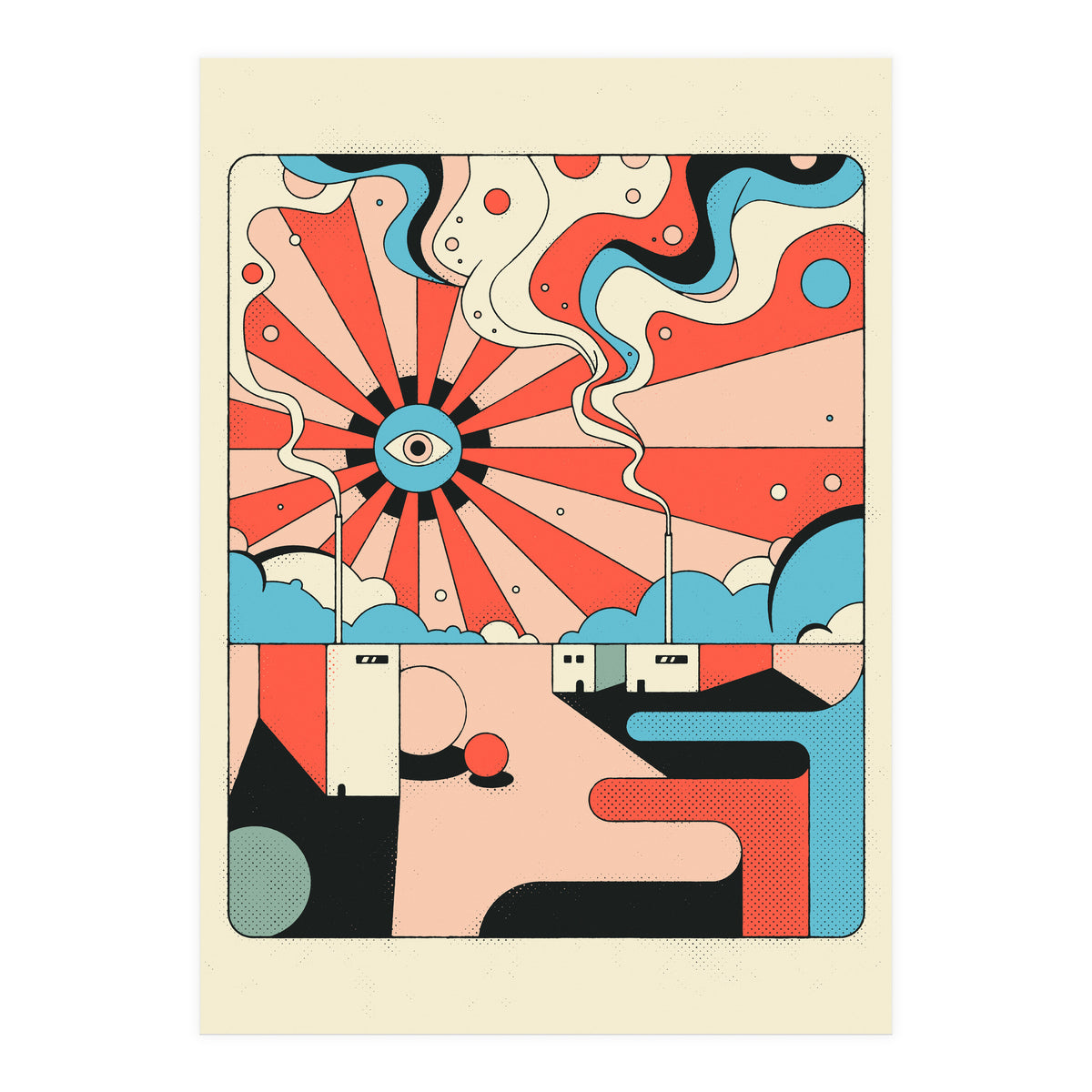 PSYCHEDELIC SUNRISE (Print Only)