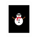 Funny Winter Snowman (Print Only) thumbnail