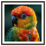 Sun Conure Parrot Close Up Eye thumbnail