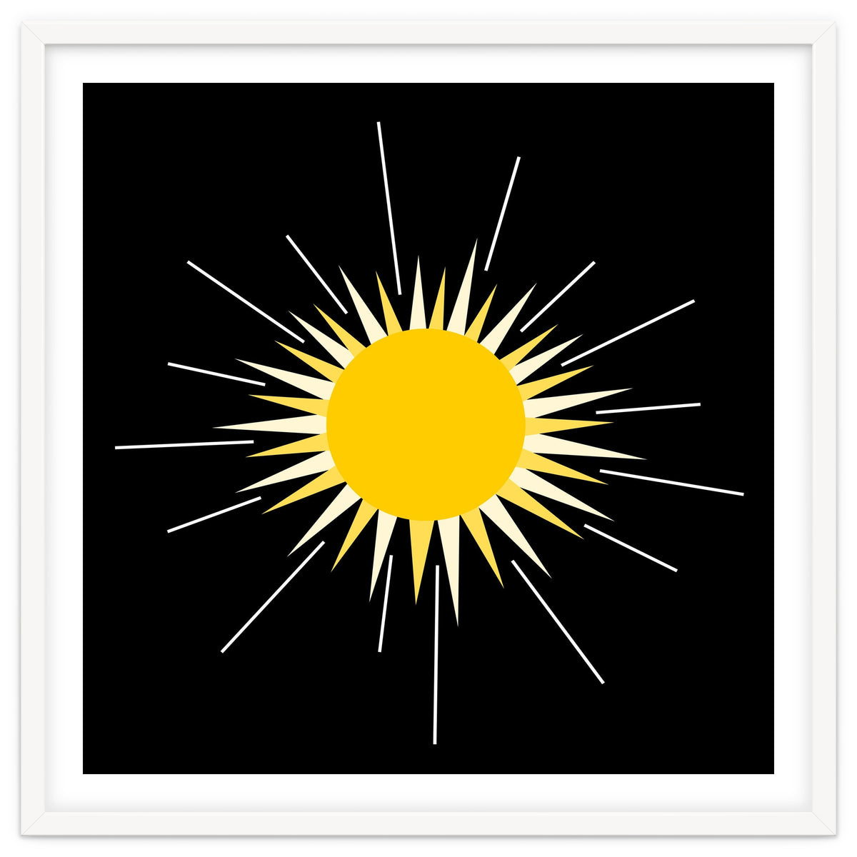 Yellow Bright Radiant Shinning Sun