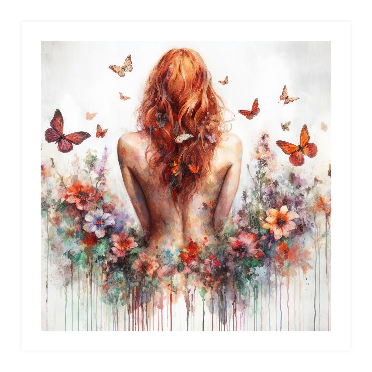 Butterfly Body In Bloom (Print Only)