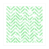 Shabby Green Chevron (Print Only) thumbnail