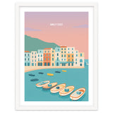 Amalfi Coast Italy Travel Postcard thumbnail