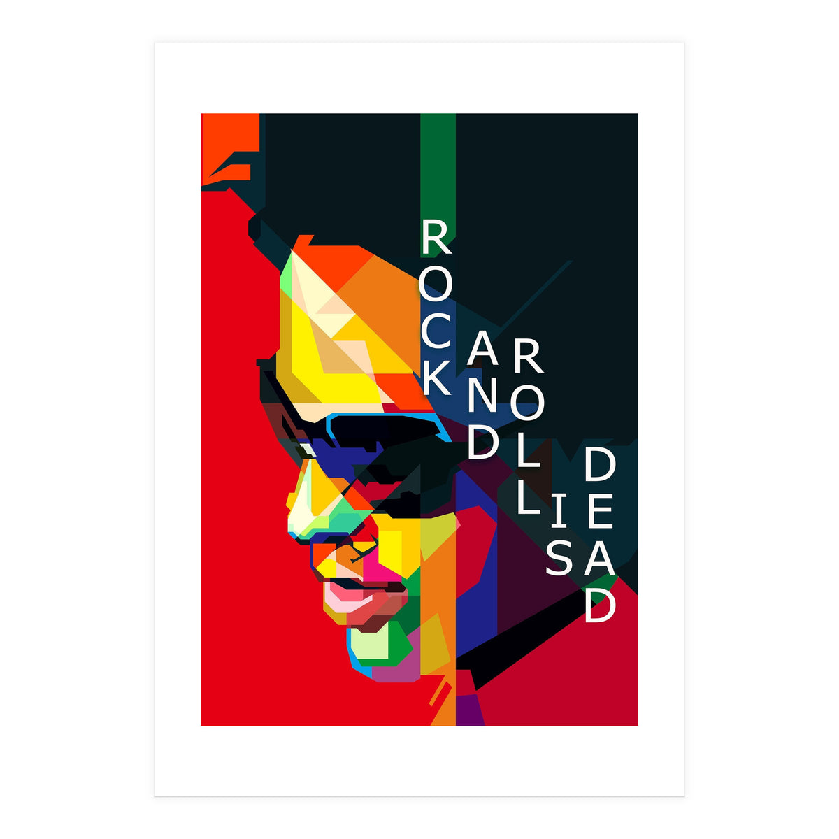 Lenny Kravitz Pop Art WPAP (Print Only)