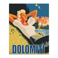 Dolomiti Sunbath (Print Only)
