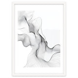 Abstract Black And White Flowing Lines thumbnail
