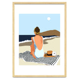 No Posting, No Liking, Just Living, Solitude Solo Woman Travel, Boss Lady Beach Ocean Sea, Summer Tan Bohemian thumbnail