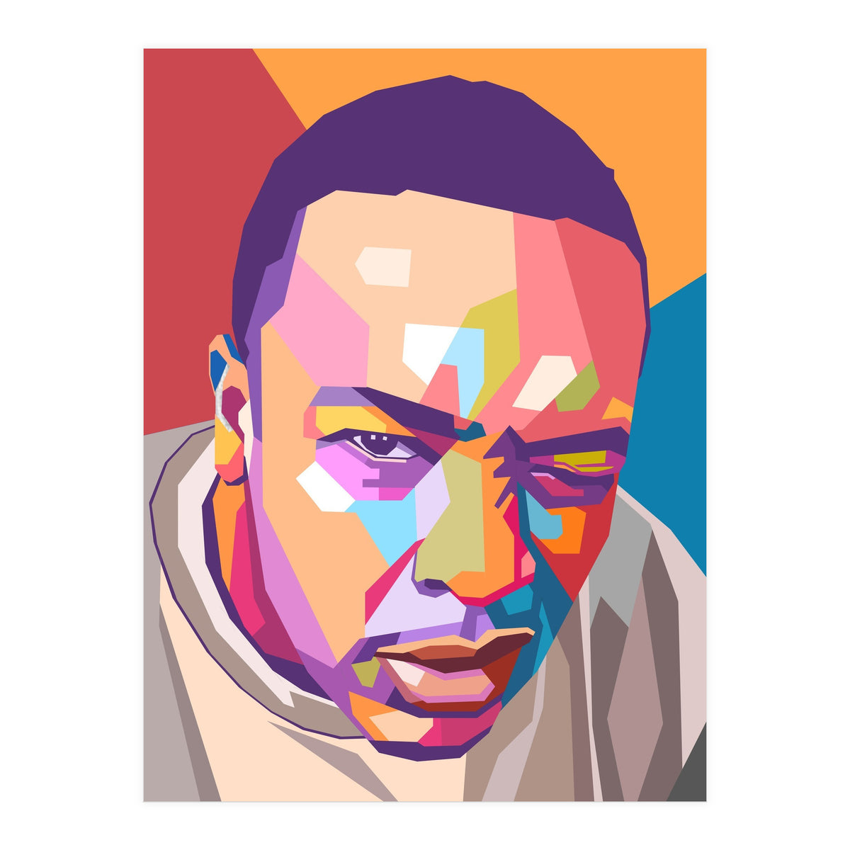 Dr Dre pop art portrait (Print Only)