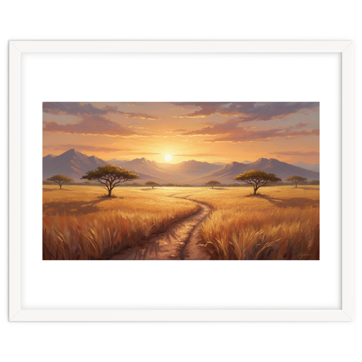 Golden Peak Sunset