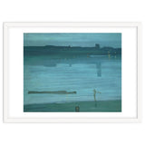 Nocturne, Blue and Silver: Chelsea, 1871 Canvas, 50,2 x 60,8 cm. thumbnail