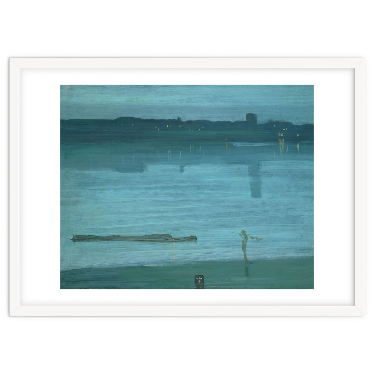 Nocturne, Blue and Silver: Chelsea, 1871 Canvas, 50,2 x 60,8 cm.