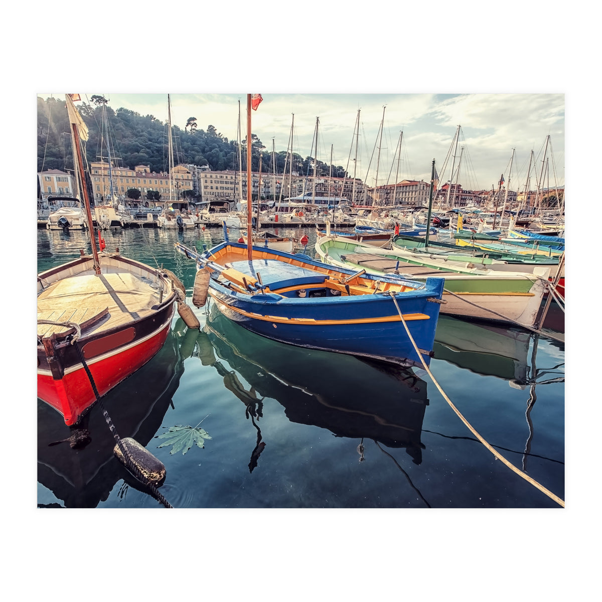 Harbor In Nice (Print Only)