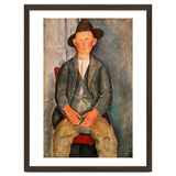 Amadeo Modigliani / 'The Young Farmer', 1918, Oil on canvas. thumbnail