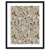 Flying Butterflies Gold Beige thumbnail