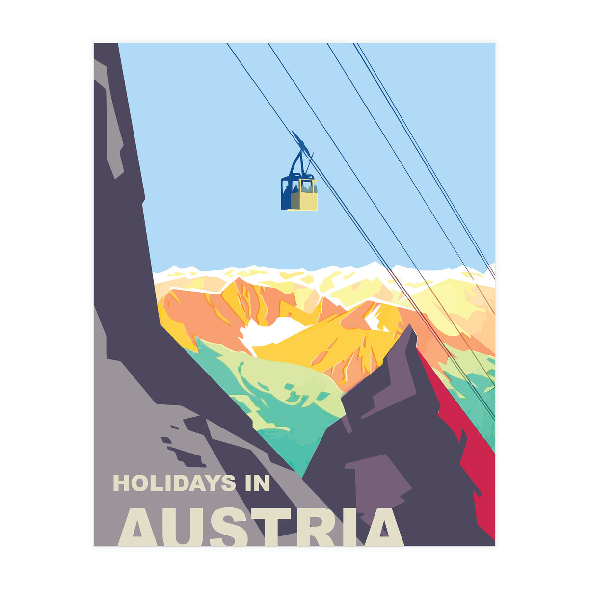 Holidays In Austria (Print Only)