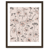 Wild Roses Floral Pattern