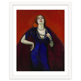 The Blue Dress. Date: 1911. Dimensions: 146.2 cm x 114.4 cm, 161.0 cm x 129.4 cm. thumbnail