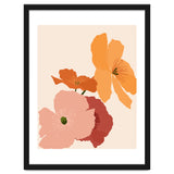 Autumn Wildflowers, Botanical Illustration Vintage Classy, Bohemian Floral Blossom Plants Bloom, Pastel Flowers Garden Nature thumbnail