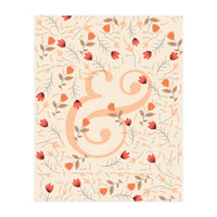 Floral Ampersand (Print Only)