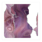 Mauve & Silver Agate Texture 05 (Print Only) thumbnail