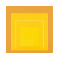 JOSEF ALBERS - HOMAGE TO THE SQUARE ORANGE YELLOW  (Print Only)