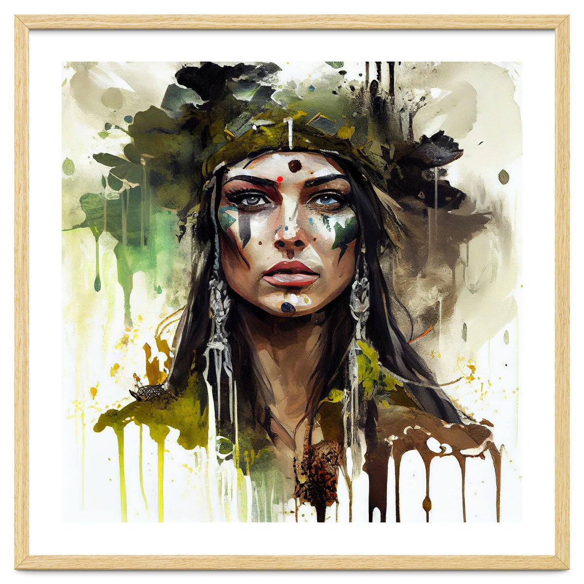 Ceremonial Druid Warrior Portrait