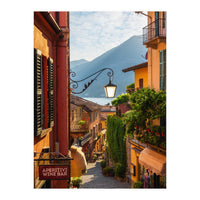 The famous street of Bellagio (Print Only)