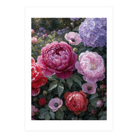 Overflowing Abundance: A Textural Impasto Oil Painting (Print Only)