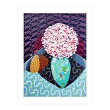 A moth behind the flowers (Print Only) thumbnail