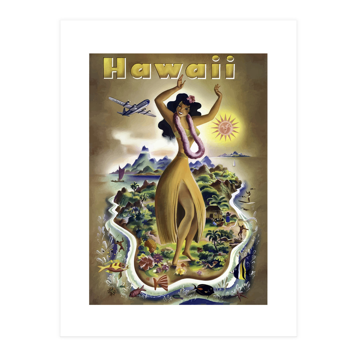 Hawaii Island (Print Only)