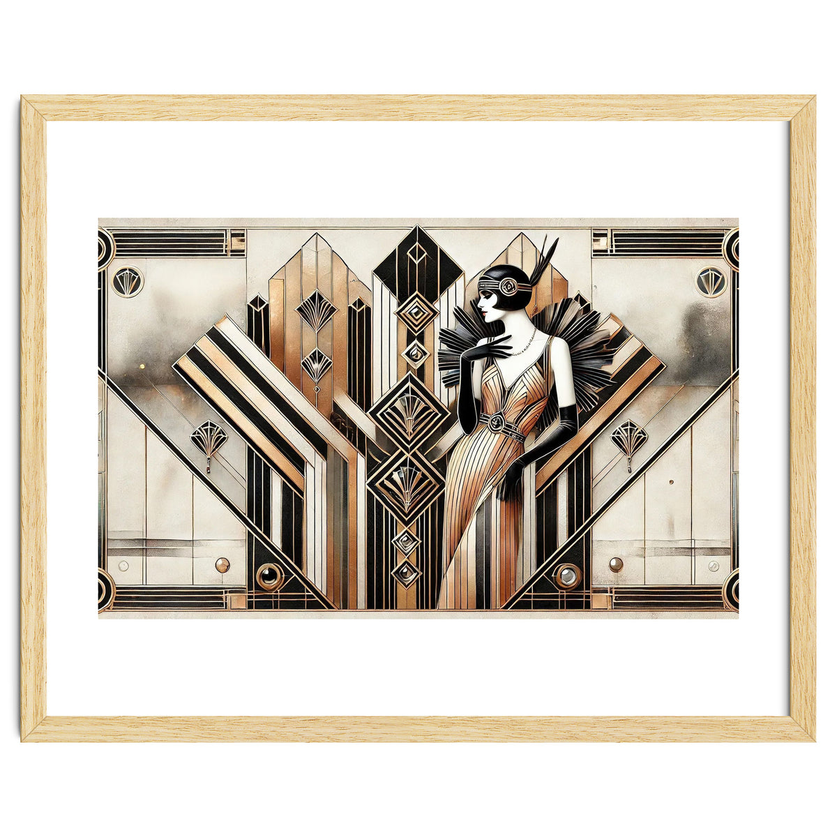 Gatsby Glamour Art Deco Scene