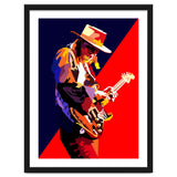 Stevie Ray Vaughan Rock Blues Guitarst Pop Art WPAP thumbnail