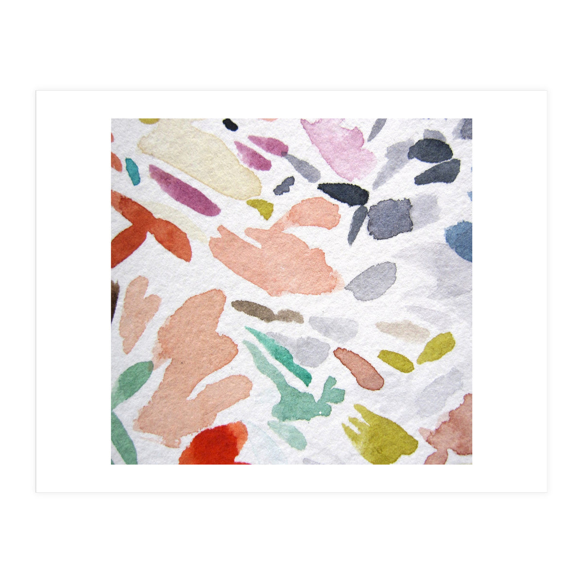 Abstract, Watercolor, Art Print, Viddy Pop The Mood Room (Print Only)