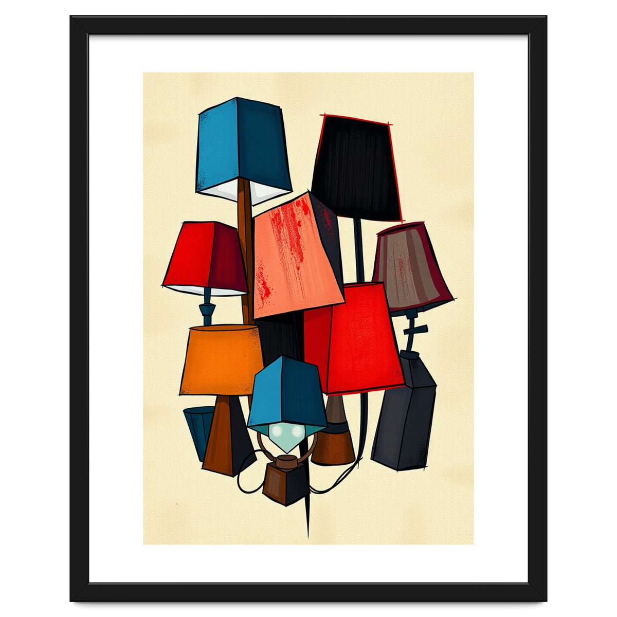 The Lamp Abstract Elegant