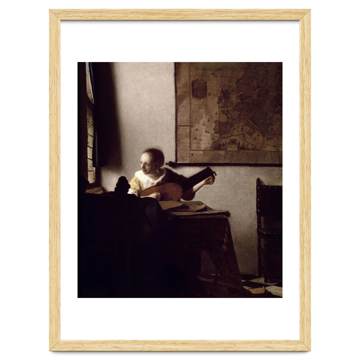 'The Lute Player', 1663-1664, Oil on canvas, 51,4 x 45,7 cm.